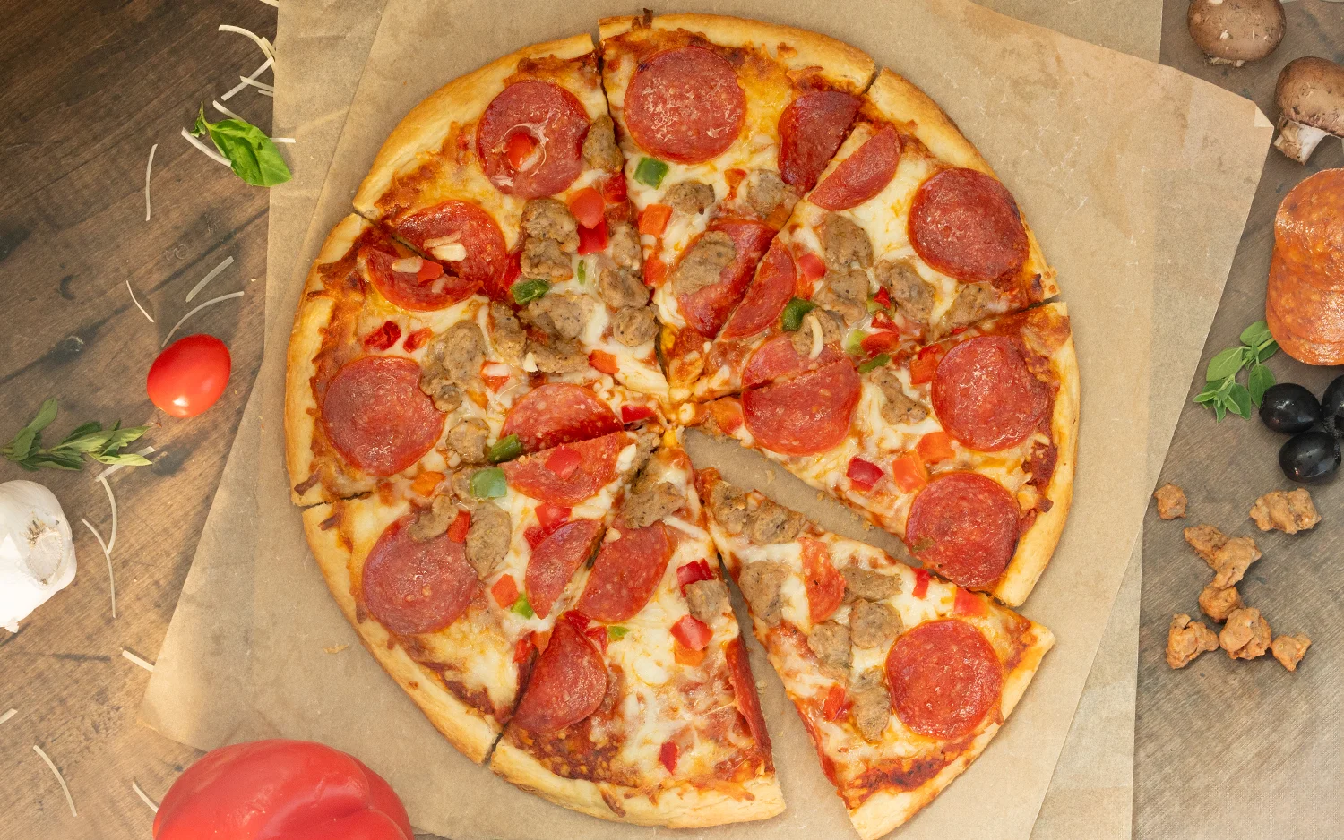 Bella Napoli supreme pizza